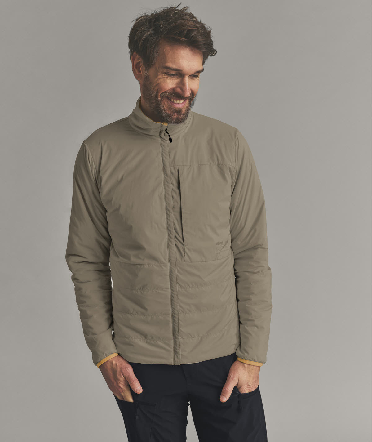 Ortovox Ortler Metawool 60 REV JKT Herren Funktionsjacke Isolationsjacke braun