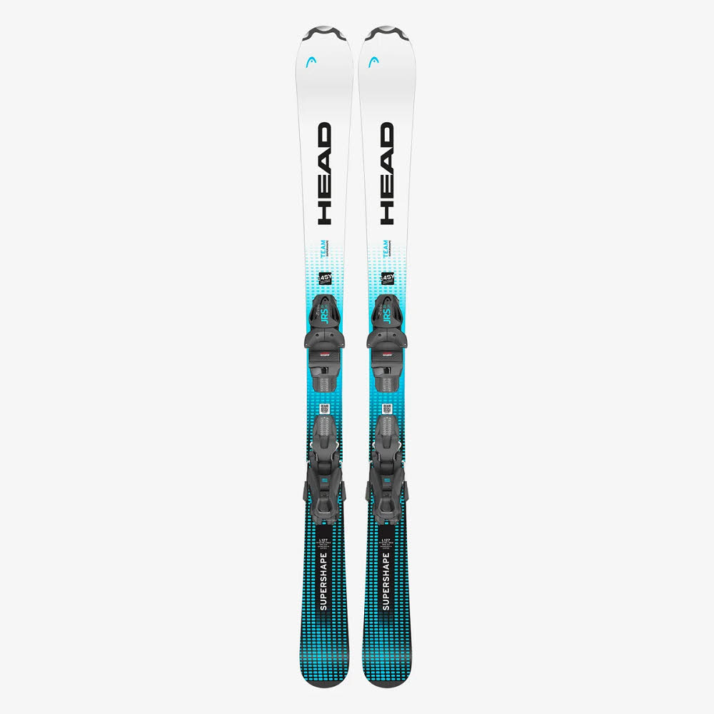 Head Supershape Team Easy + JRS 4.5 GW Kinderski (107-117) Einsteiger 24/25 blau/weiß
