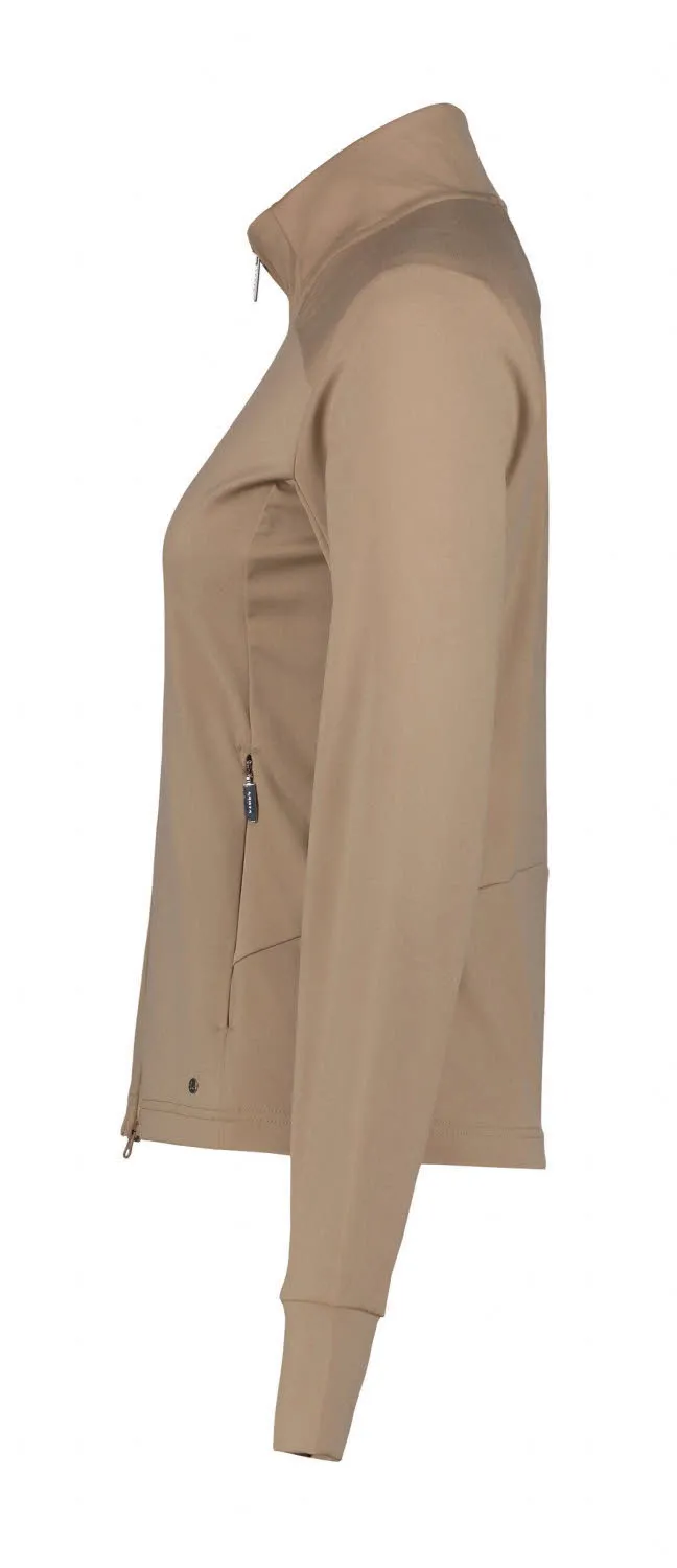 Luhta Eijala Damen Jacke Langarm Zip-Jacke beige