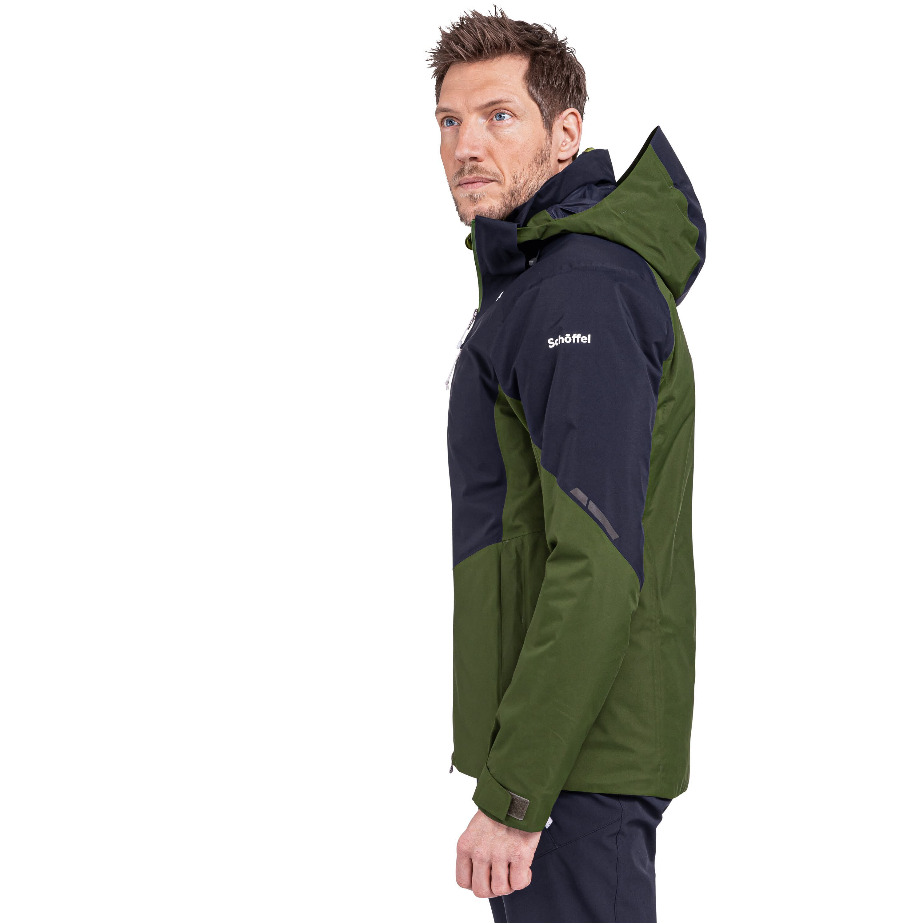 Schöffel 2L Jacket Gschurn Herren Regenjacke Wanderjacke blau