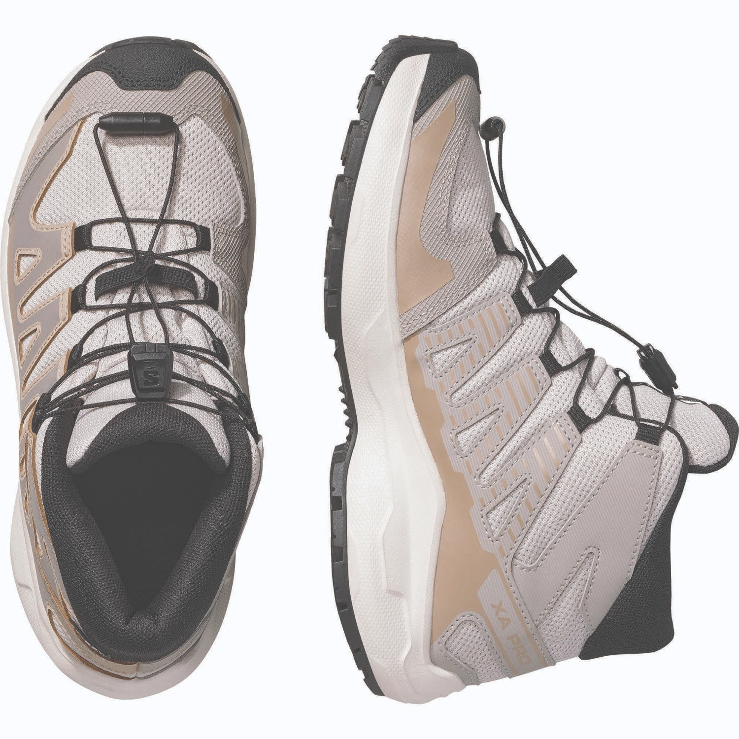Salomon XA PRO MID Kinder Halbschuhe Outdoorschuhe beige