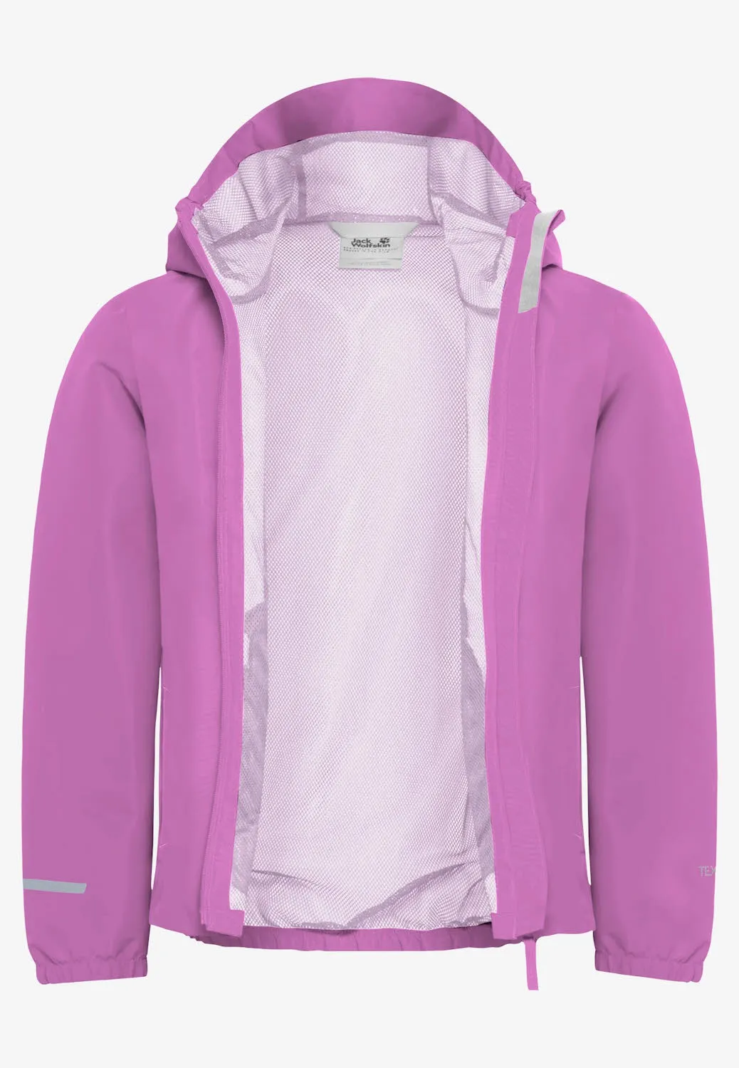 Jack Wolfskin FLAZE JACKET K Mädchen Regenjacke Outdoorjacke foxglove