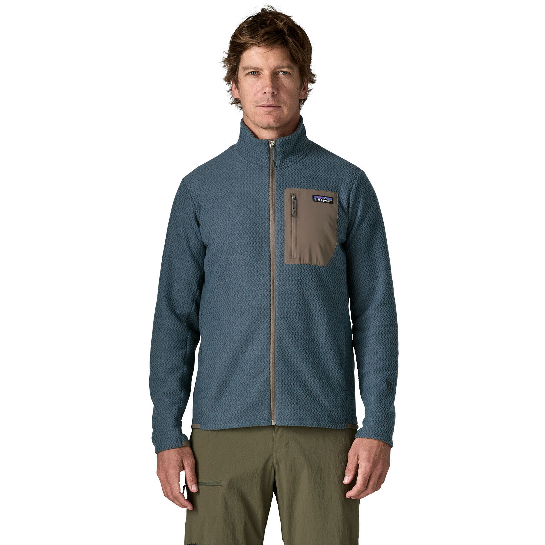 Patagonia R1 Air Fleece Jacket Herren Fleece Jacke blau