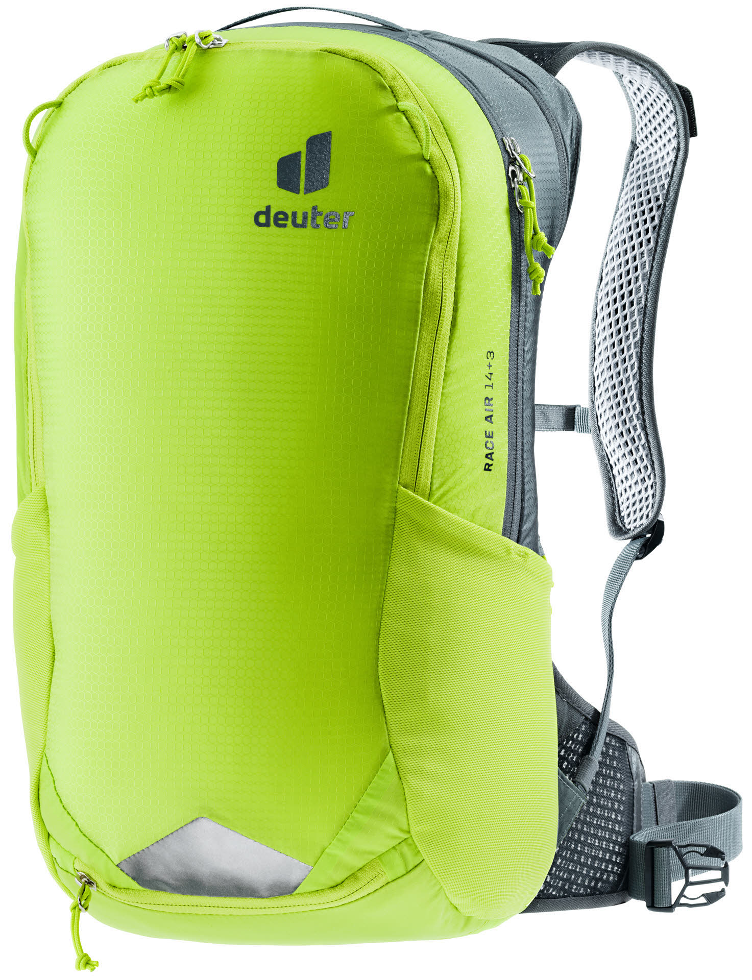 Deuter Race Air 14+3 Fahrradrucksack Wanderrucksack neongrün NEU