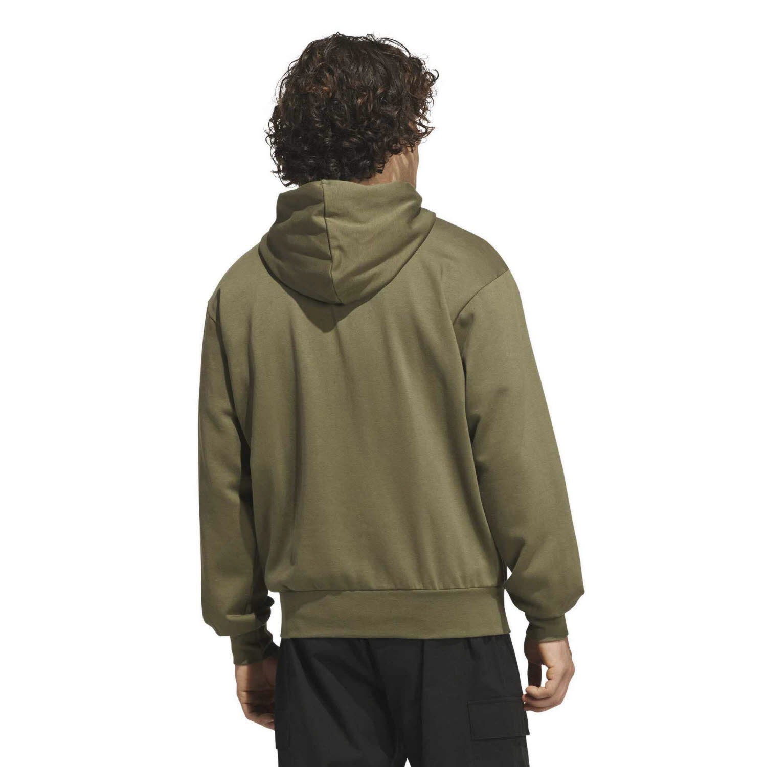 adidas Feelcozy Fleece Full-Zip Herren Kapuzenjacke Trainingsjacke grün