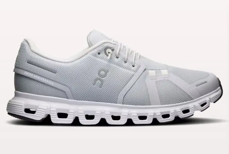 ON Cloud 6 Sneaker Freizeitschuh Damen hellgrau