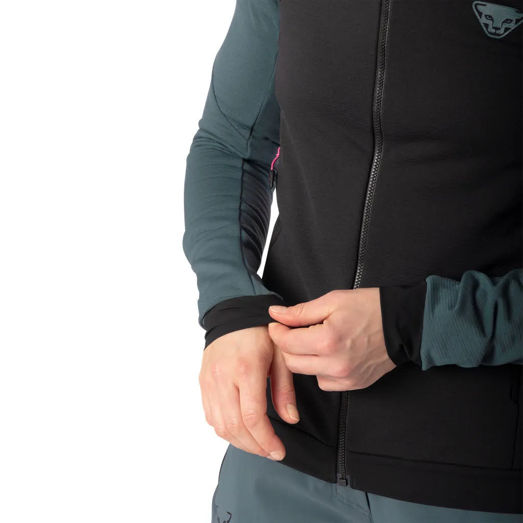 Dynafit Radical Polartec Damen Fleecejacke Strickjacke schwarz