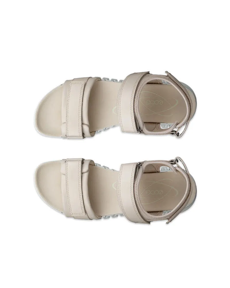 ECCO GRUUV SOL LEA Damen Sandalen Modeschuhe beige