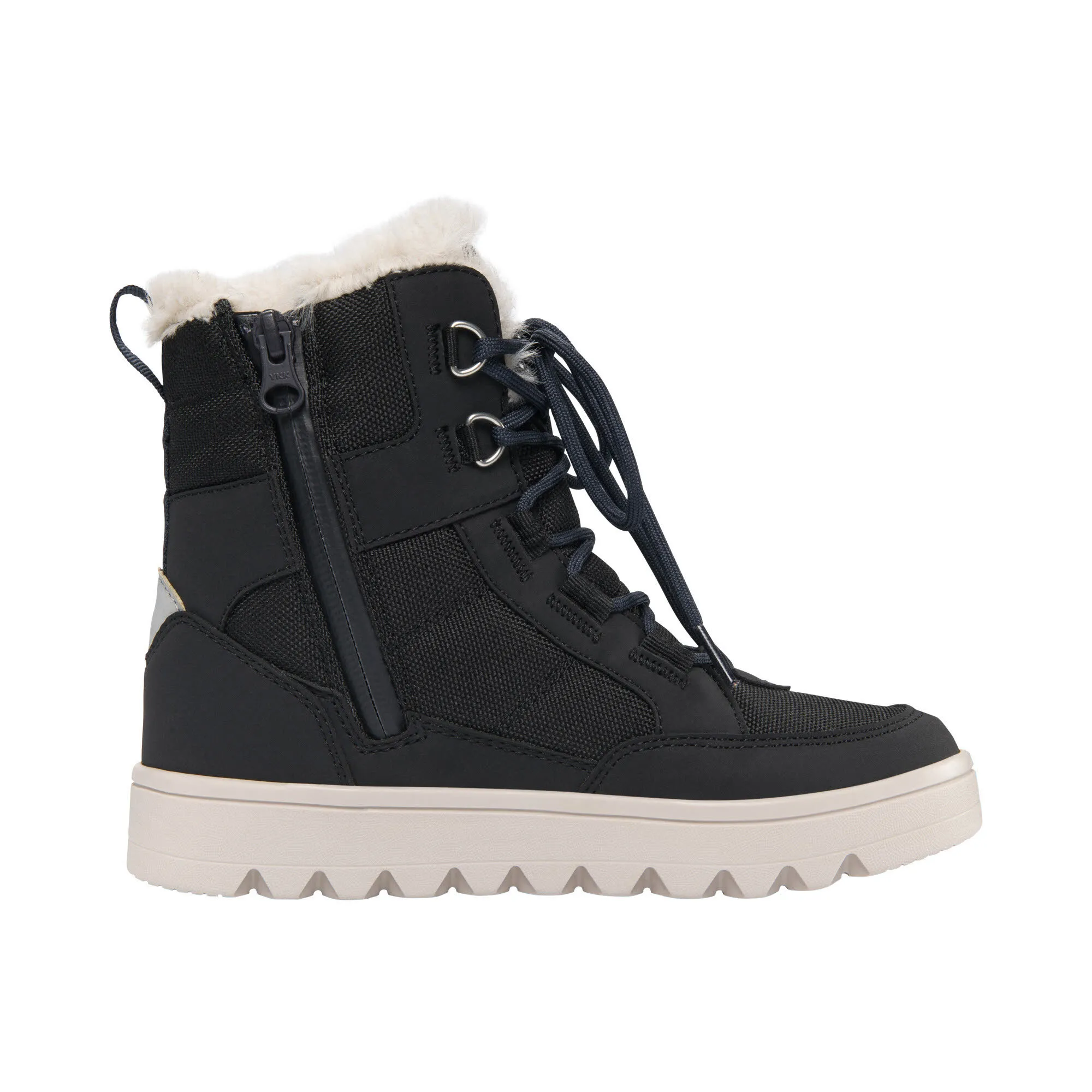 Viking Fleek Warm GTX Zip Jr Black Zip Stiefeletten Jungen schwarz