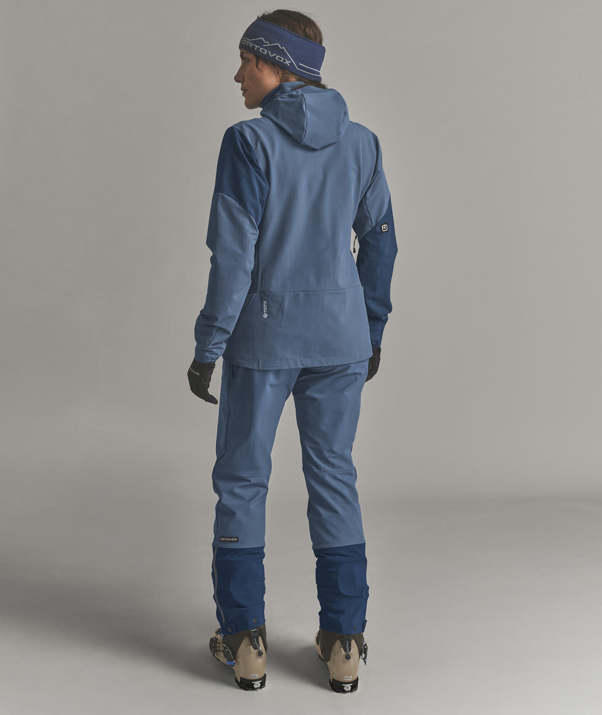 Ortovox Ortler Softshell Trekkinghose gefüttert Damen blau