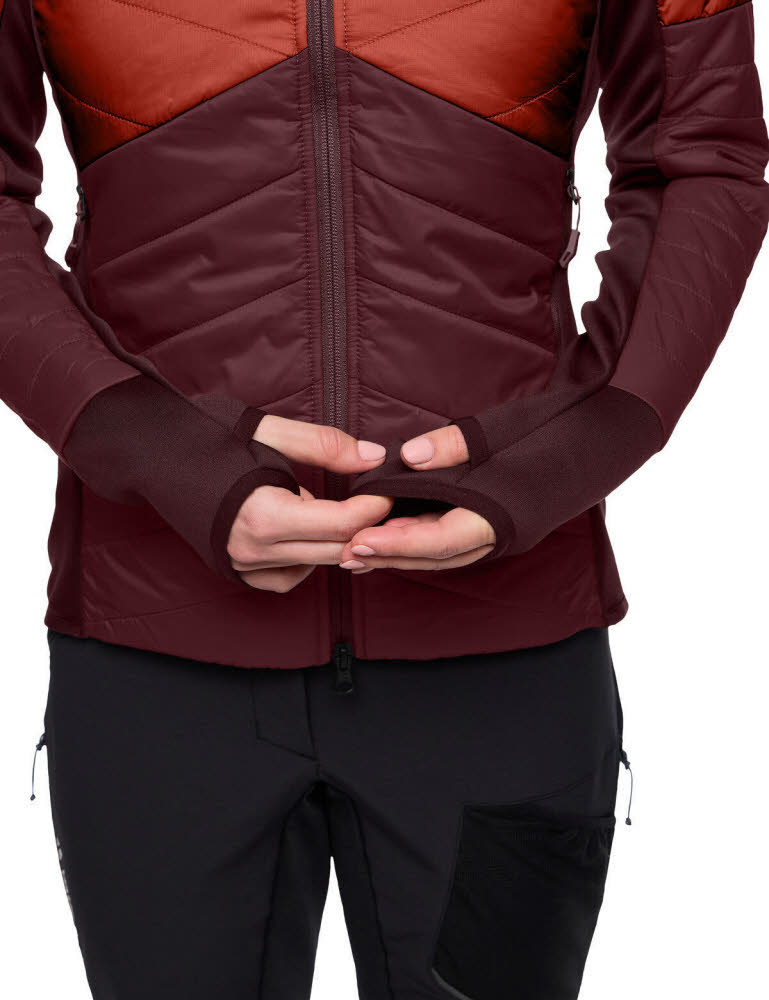 VAUDE Sesvenna Jacket IV leichte Daunenjacke Outdoorjacke Damen rot