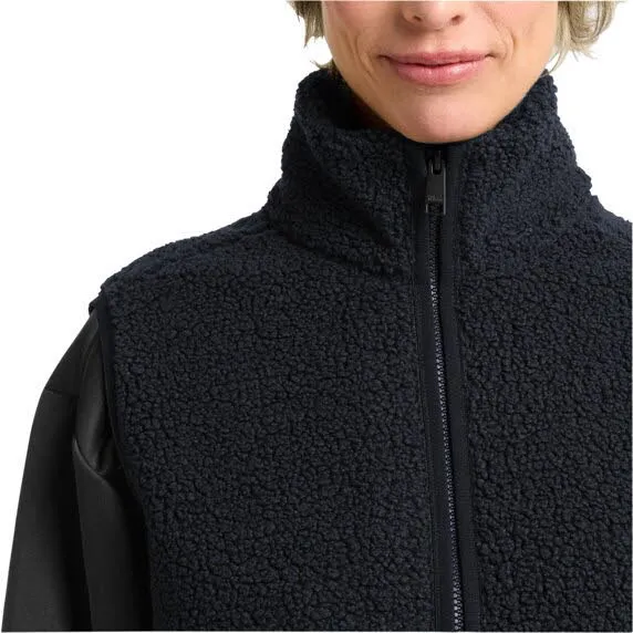 Jack Wolfskin High Curl Vest Damen Fleeceweste dunkelblau