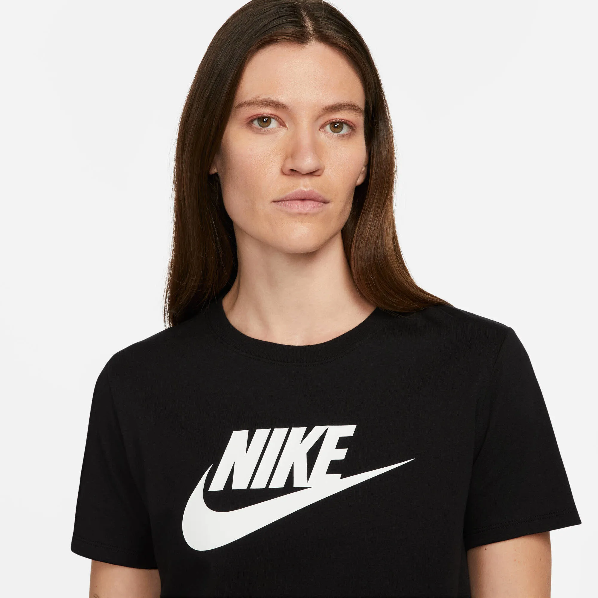 Nike Sportswear Essentials Shirt Damen schwarz