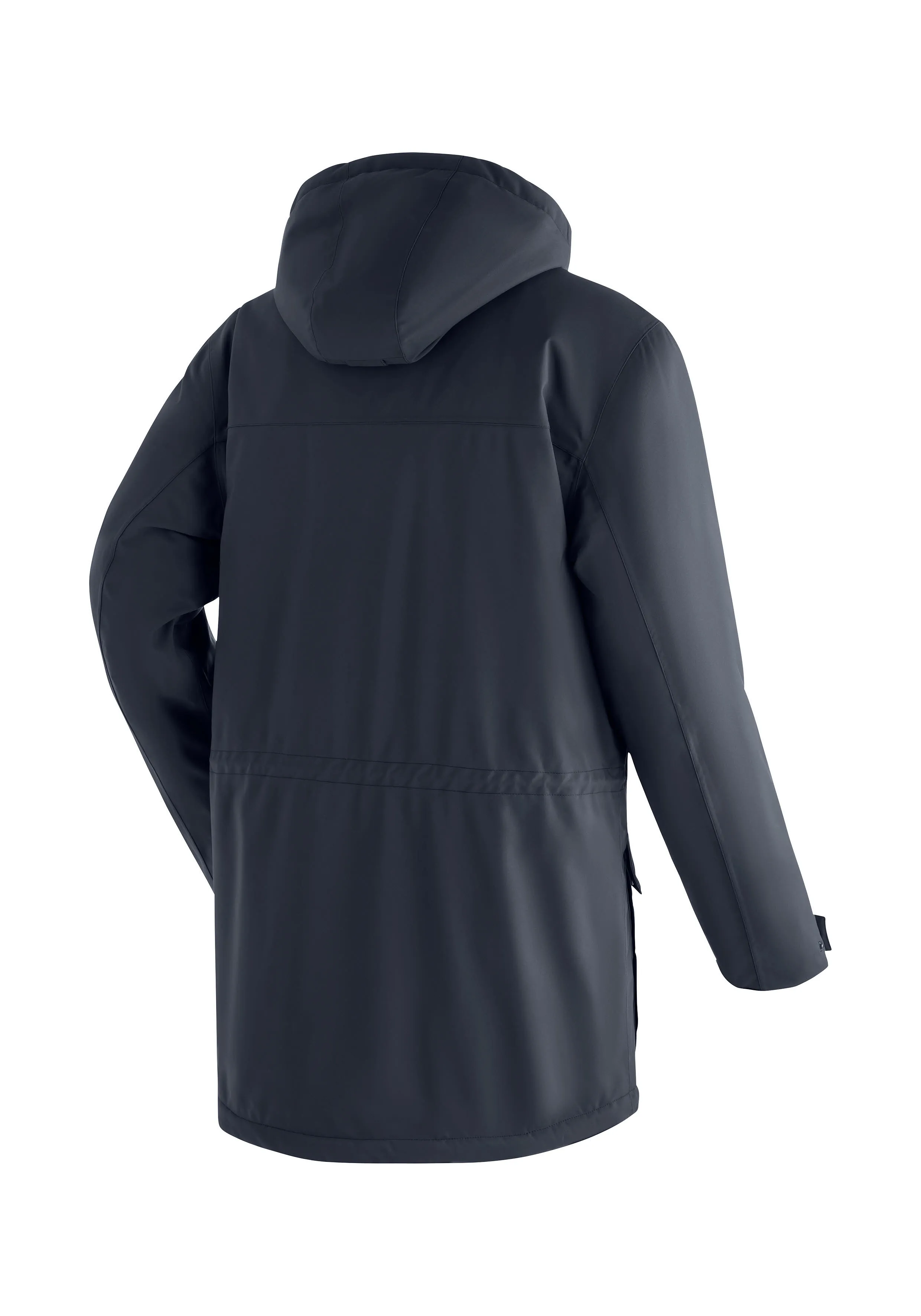 Maier Sports Herren Freizeitmantel Kapuzenjacke Outdoorjacke schwarz