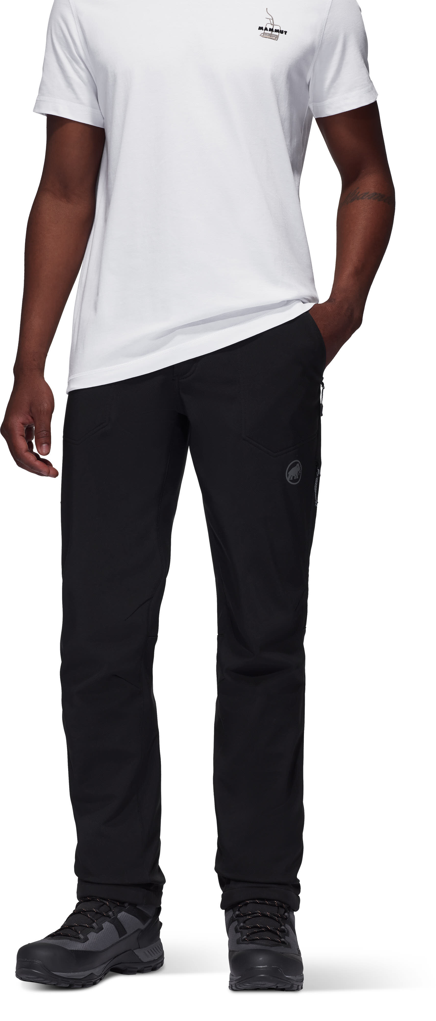 Mammut Runbold Winter SO Herren Wanderhose Trekkinghose Softshellhose schwarz