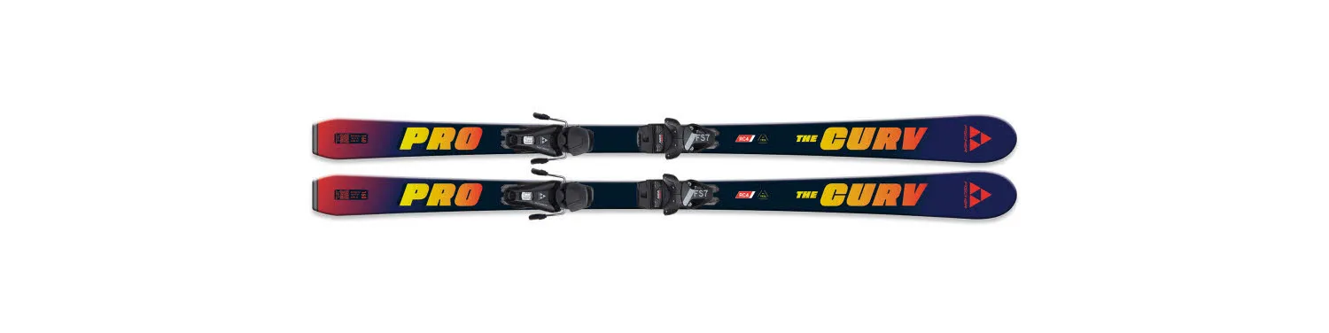 Fischer THE CURV PRO JRS + FS 7 CA JRS GW Kinder Ski Fortgeschrittene 25/26 blau