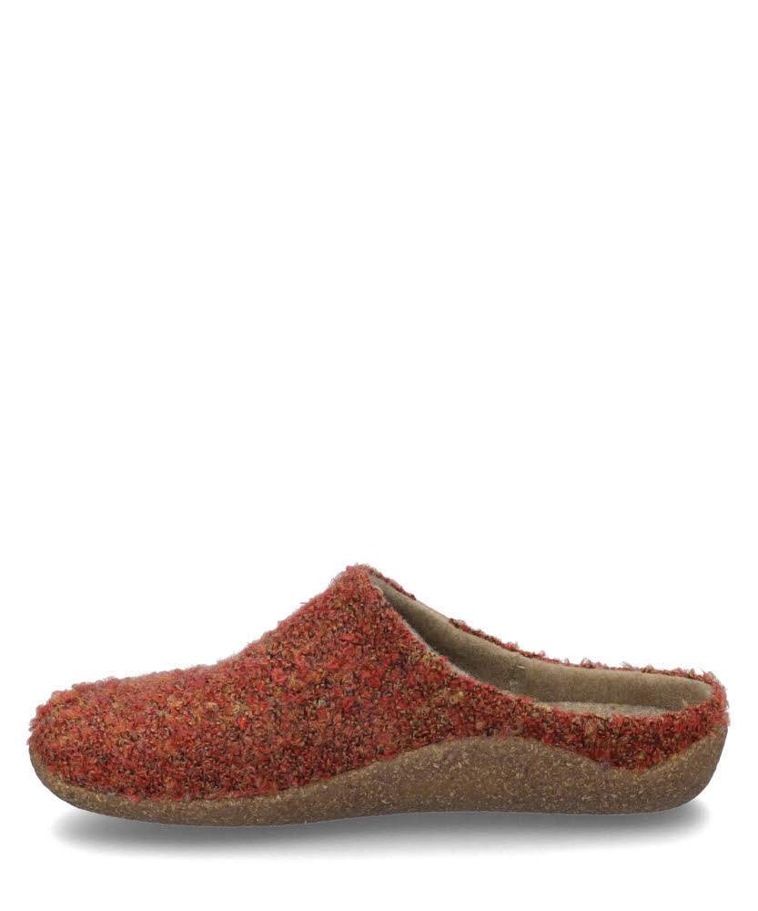 Josef Seibel Vinny 03 Damen Hausschuhe Filzschuhe rot/multi