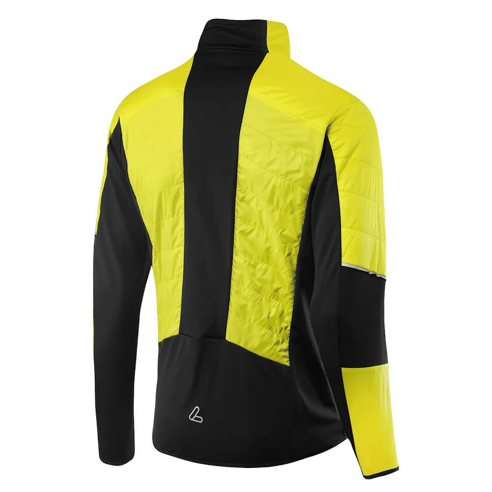 Löffler HYBRIDJACKET PL60 Herren Langlaufjacke Daunenjacke lemon