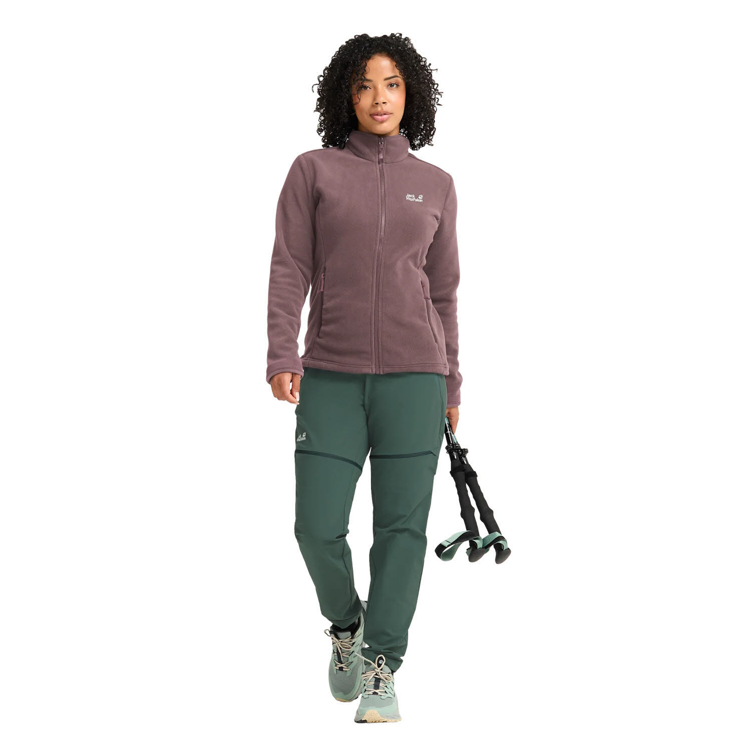 Jack Wolfskin TAUNUS 200 FZ Fleecejacke Damen sheer plum
