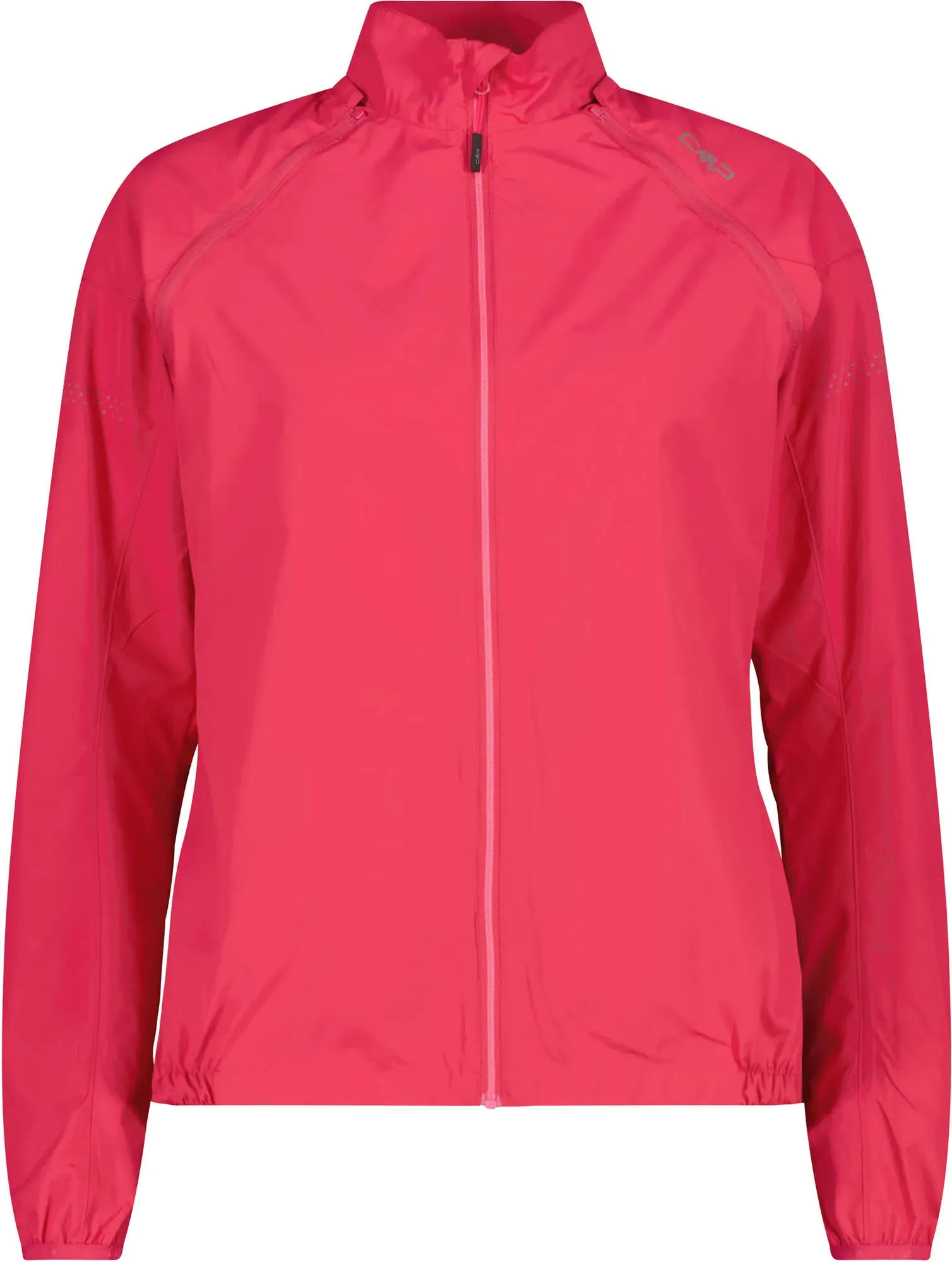CMP Windschutzjacke Damen mit abnehmbaren Ärmeln magenta