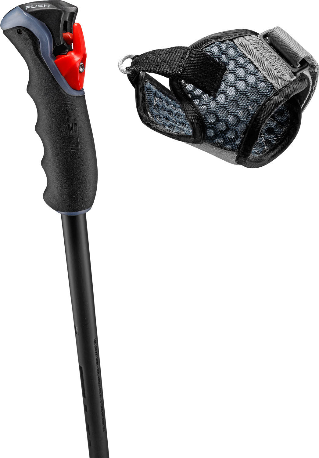 Leki Black Venom GS TR Unisex Skistöcke Ski Poles schwarz/grau