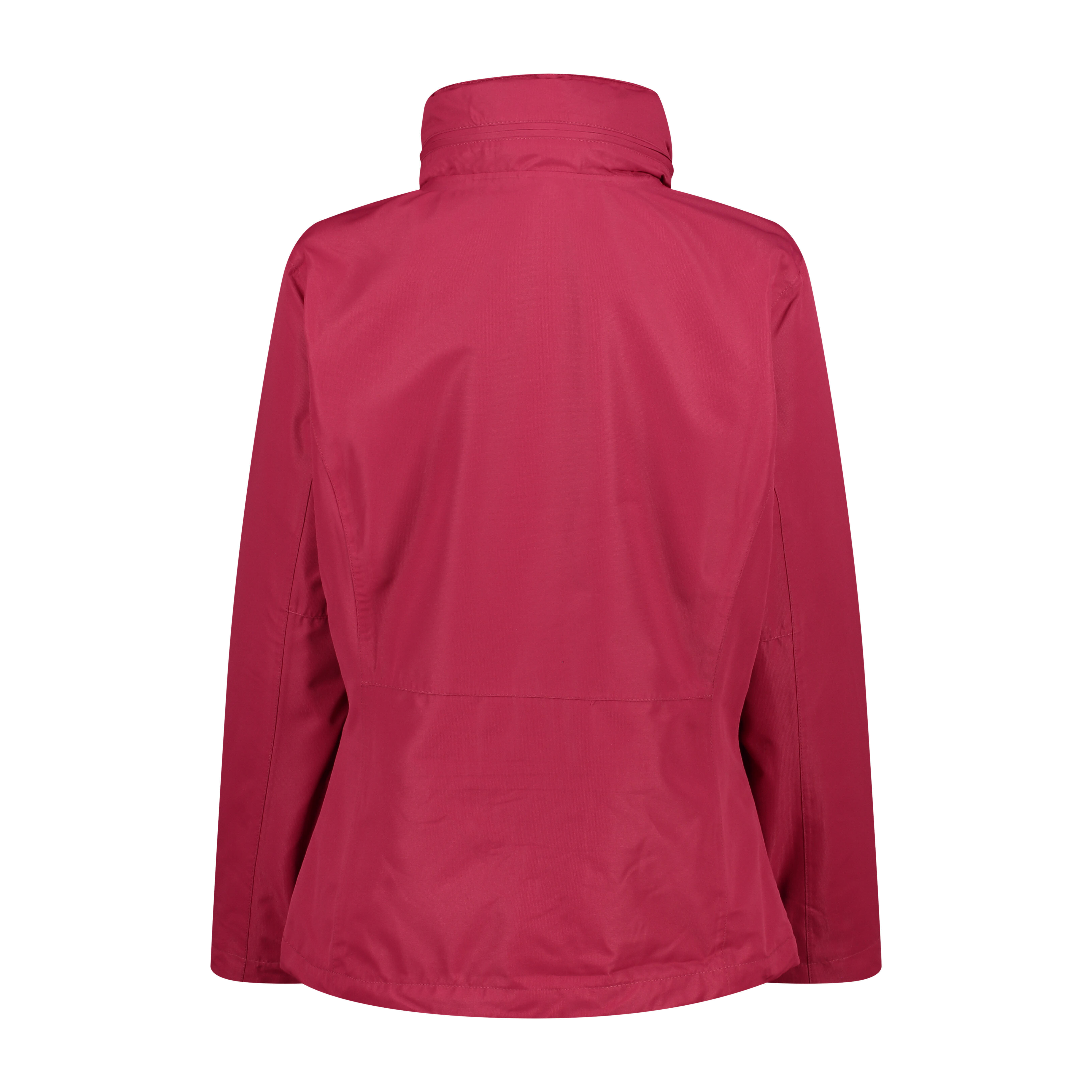CMP Damen Jacke Kombijacke Windjacke Fleecejacke rot