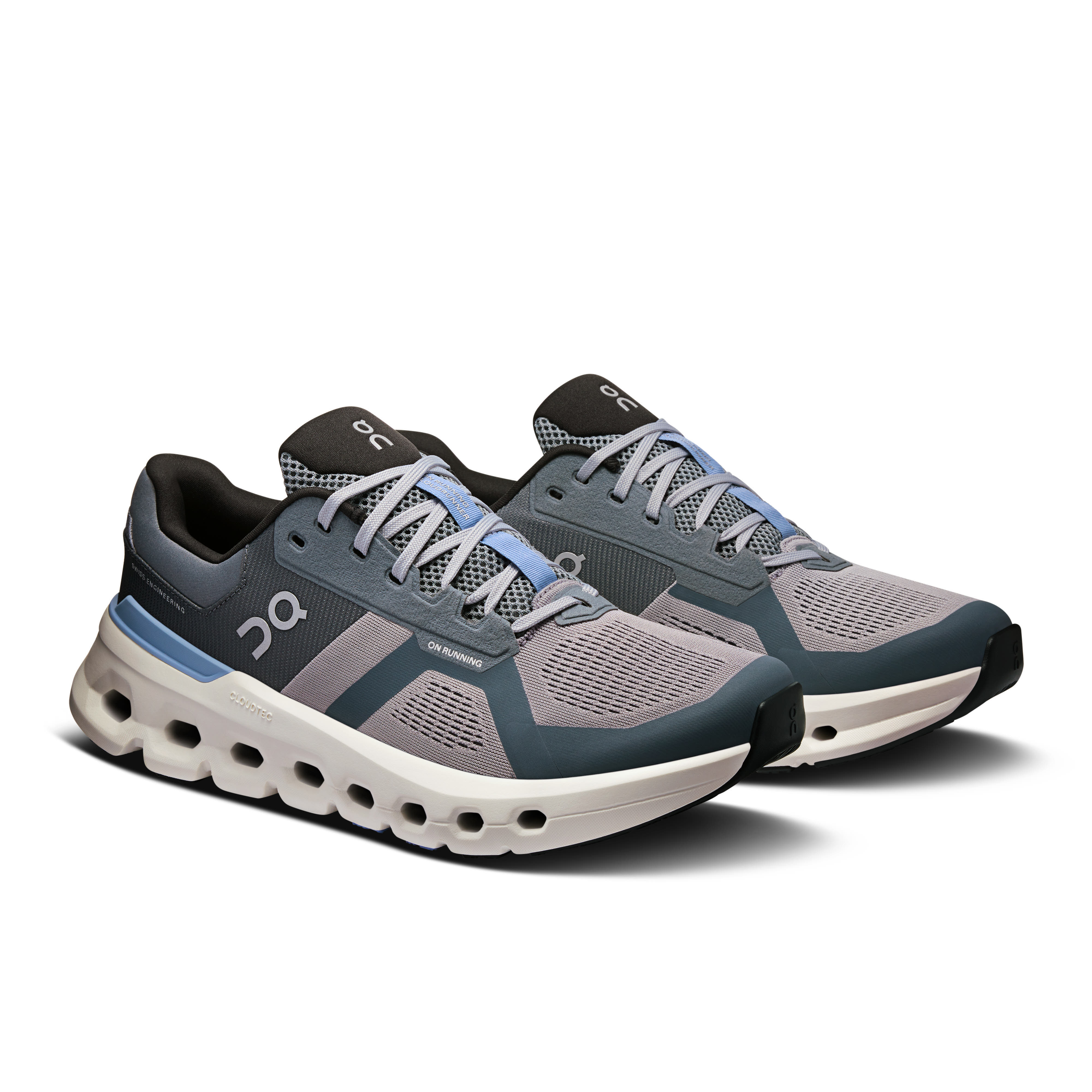 ON Cloudrunner 2 Alloy|Chambray Sneaker Herren dunkelgrün grau
