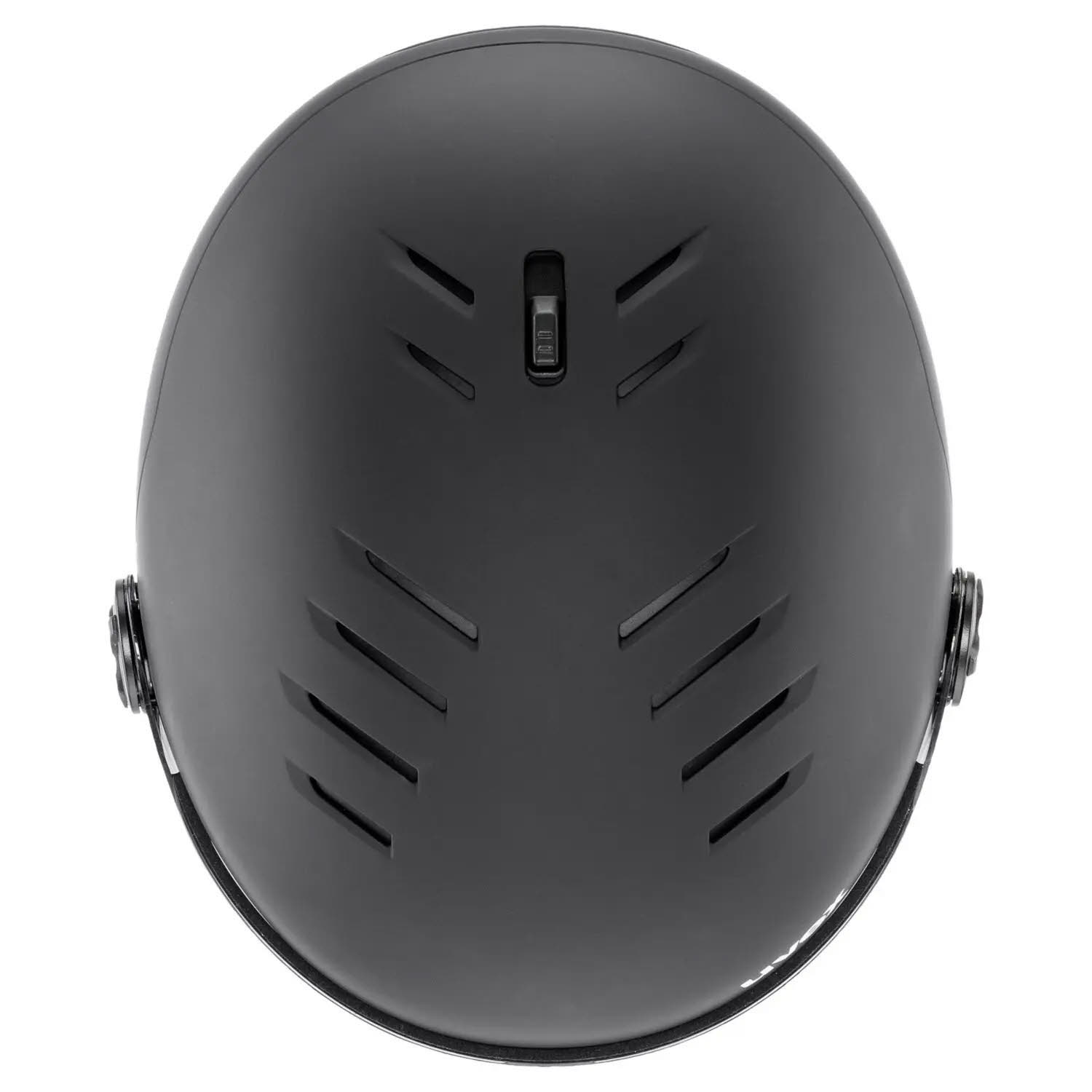 Uvex wanted visor pro V Skihelm Visier Belüftungssystem Fidlock Unisex schwarz matt