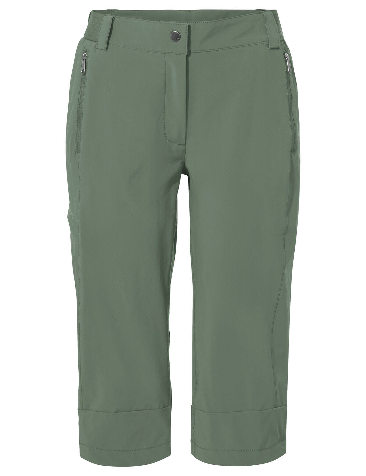 Vaude Women's Farley Stretch Capri III Wanderhose Damen grün