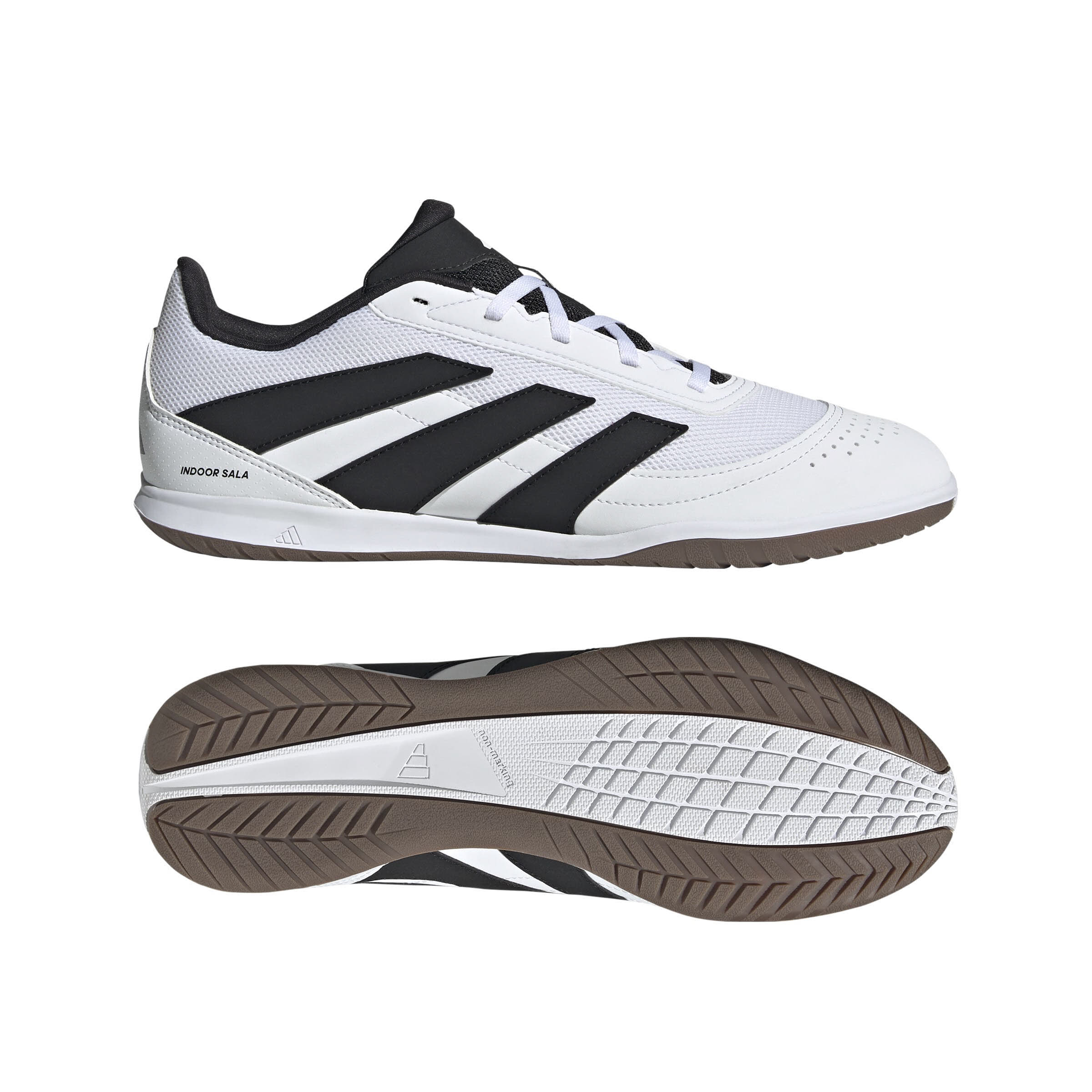 adidas PREDATOR CLUB IN SALA Unisex Fußballschuhe Hallenschuhe ftwwht/cblack/luclem