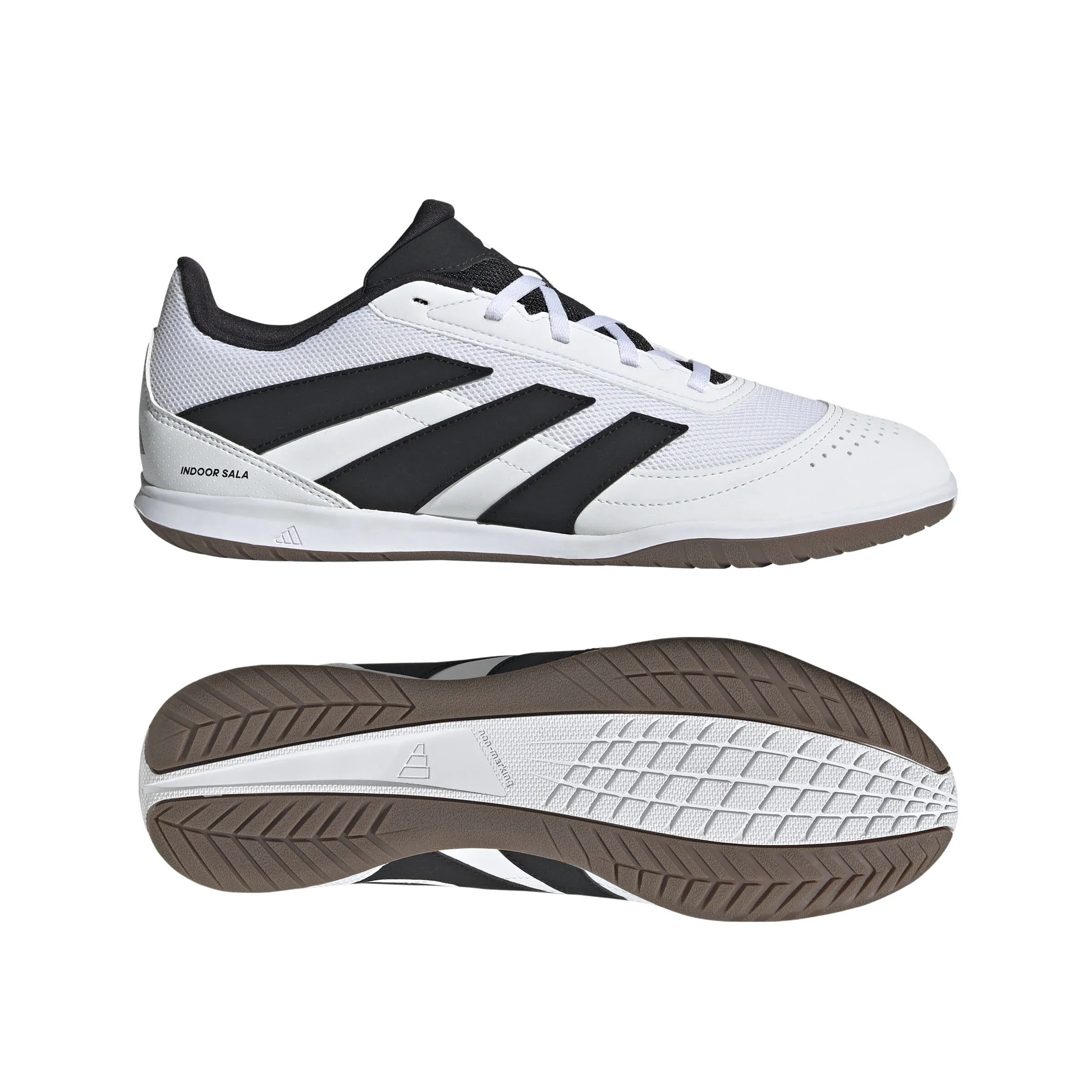 adidas PREDATOR CLUB IN SALA Unisex Fußballschuhe Hallenschuhe ftwwht/cblack/luclem