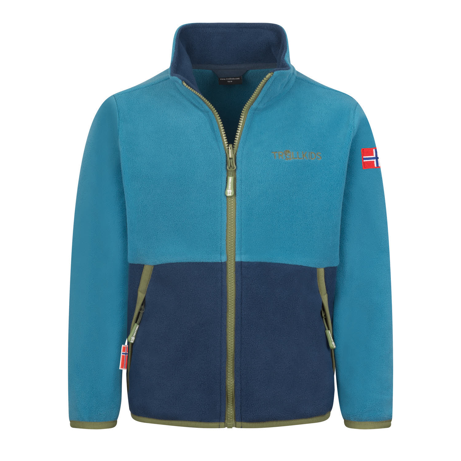 Trollkids Kjerag 3in1 Jacke Lagenjacke Jungen grün