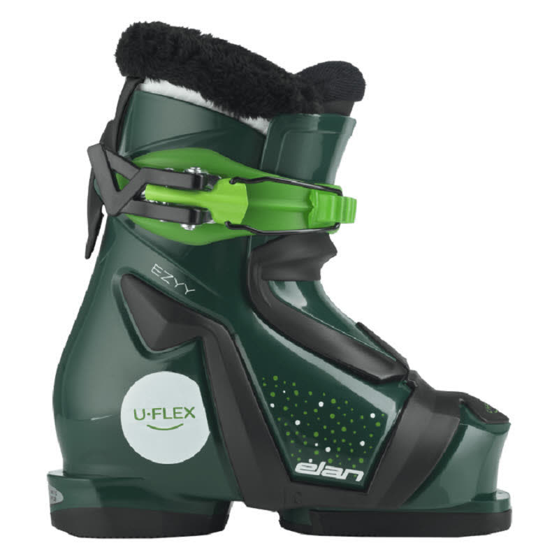 Elan EZYY 1 Kinder Skischuhe Skiboots Alpin Skistiefel grün