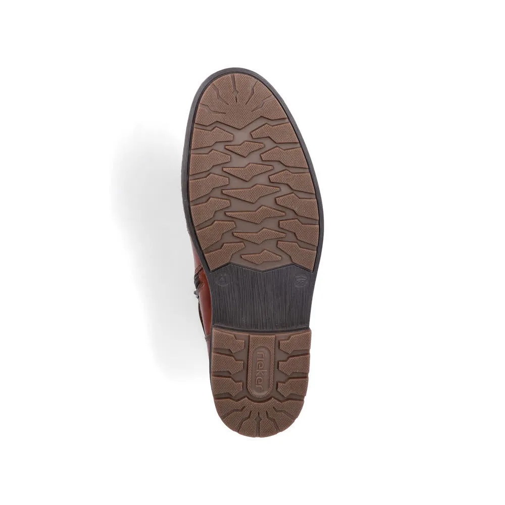 Rjeker Schnürstiefel Herren Stiefel Freizeitstiefel braun