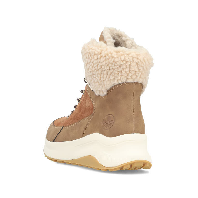 Rieker Schnürstiefel Damen braun