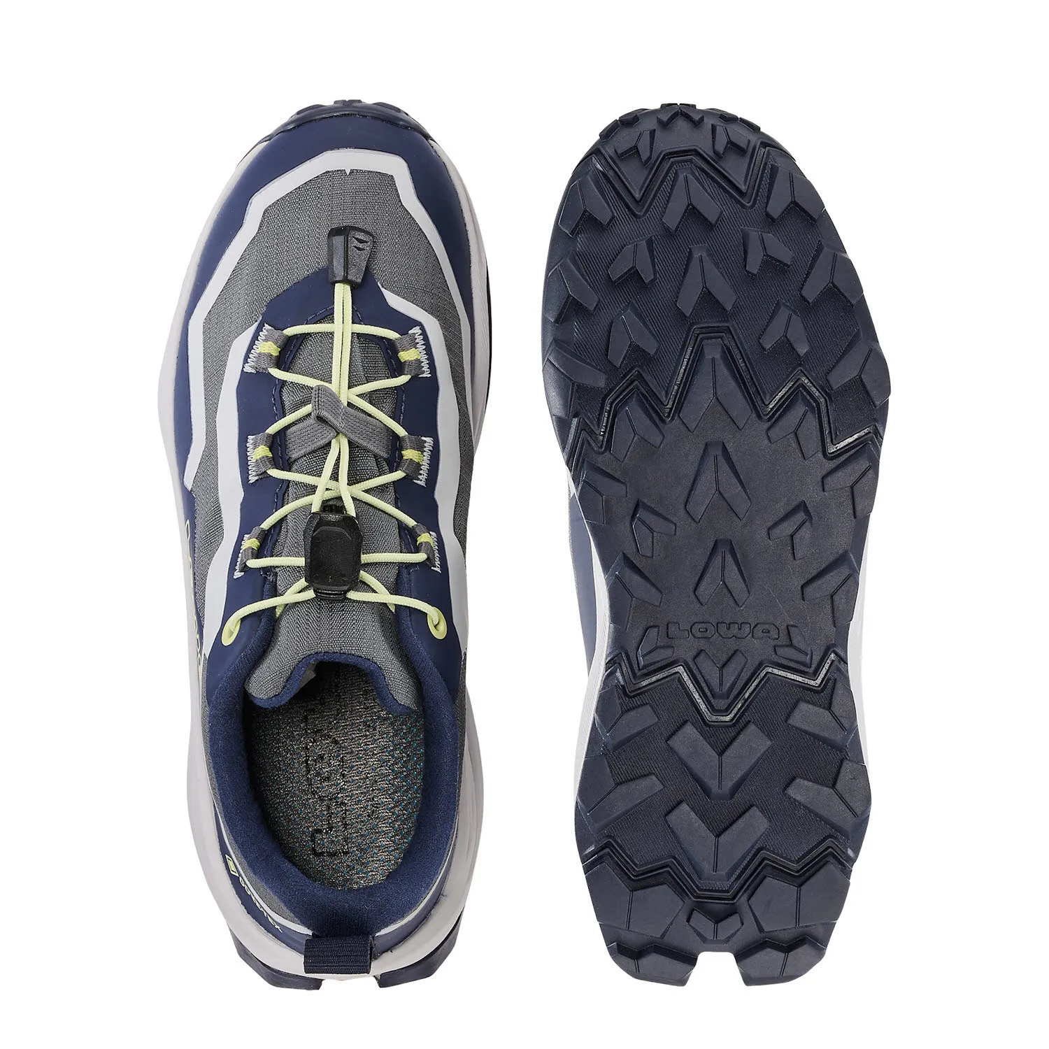 Lowa TRAILUX GTX LO JR Kinder Outdoorschuhe Sportschuhe navy/grau