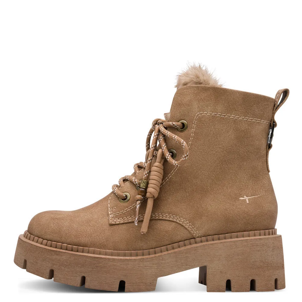 Tamaris Damen Stiefel Stiefelette braun