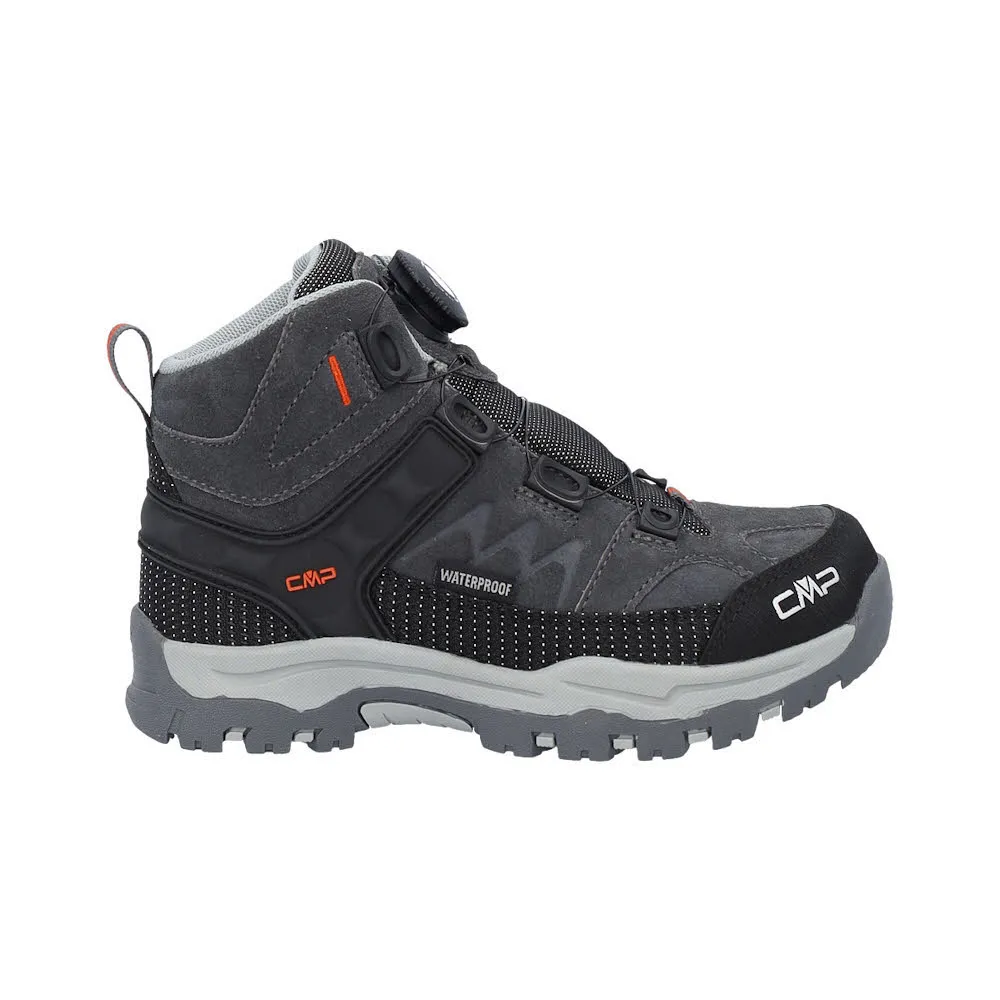 CMP KIDS KIRUNA MID FITGO WP Kinder Wanderschuhe Mid grey/orange