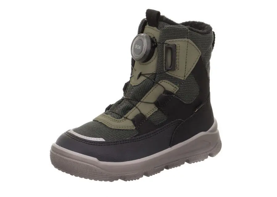 Superfit MARS Kinder Winterstiefel Snowboots grün/schwarz