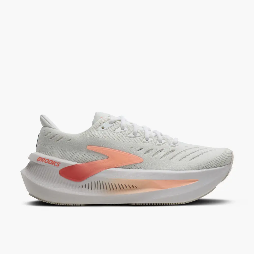 Brooks Glycerin Max 2 Damen Joggingschuhe Laufschuhe weiß/orange