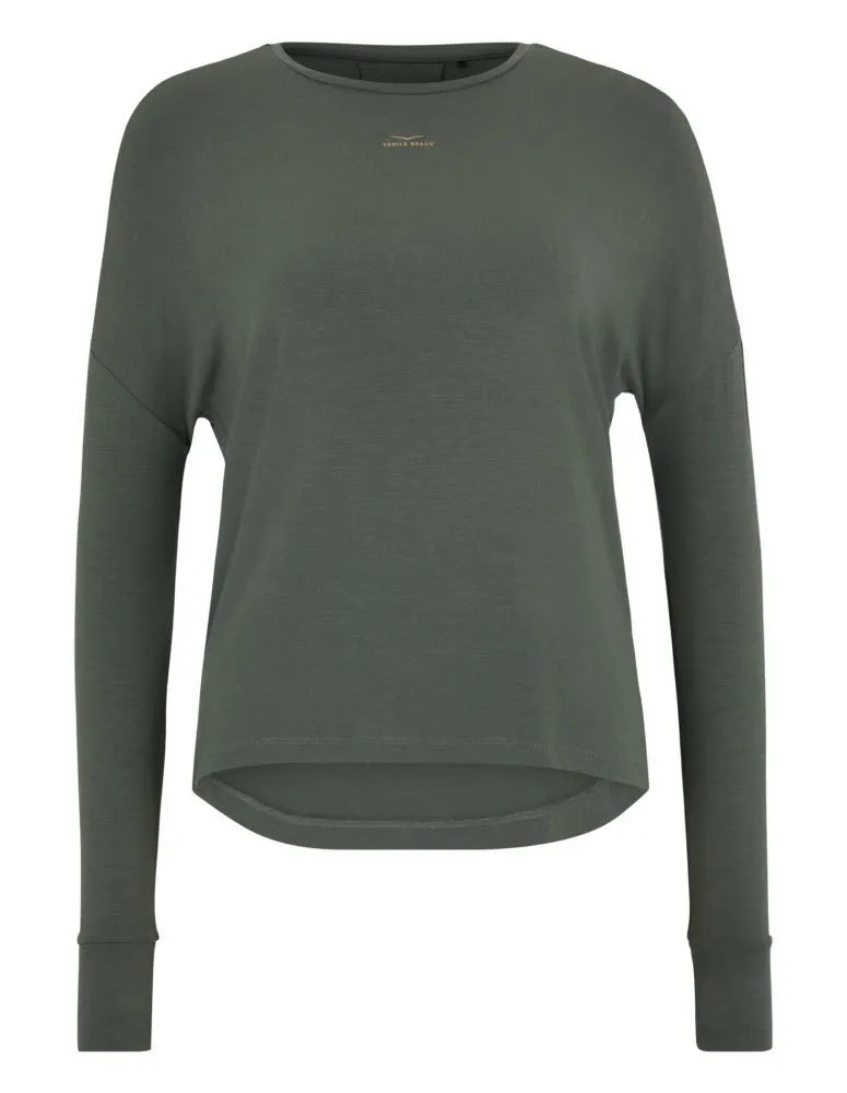 Venice Beach Winona Damen Langarmshirt Funktionsshirt pine