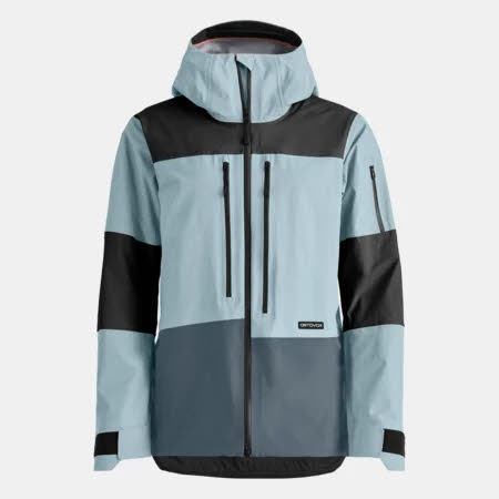Ortovox RAVINE FREE 3L Hardshell-Jacke Damen glacier grey