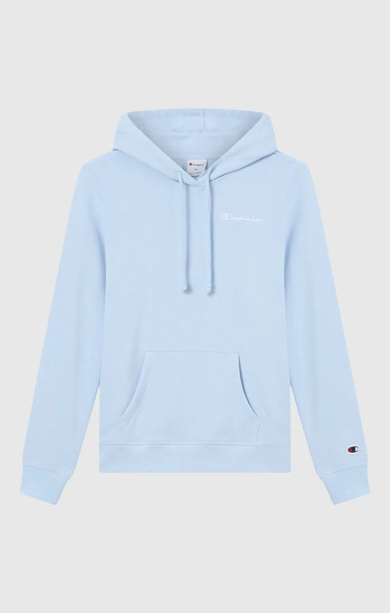 Champion HOODED SWEATSHIRT Damen Hoddie Kapuzenpullover hellblau