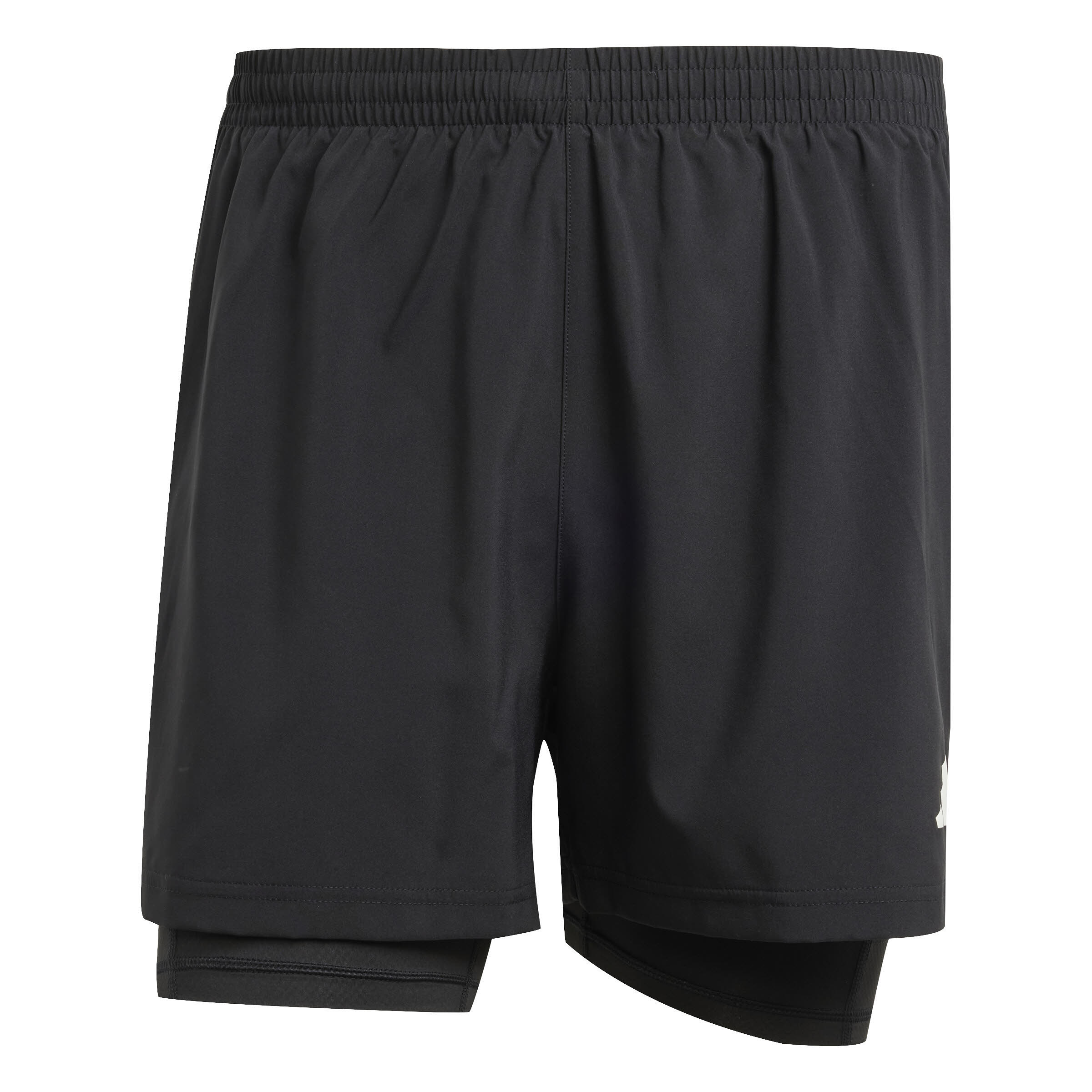 adidas Own the Run CLIMACOOL 2-in-1 Shorts Laufshorts Herren schwarz