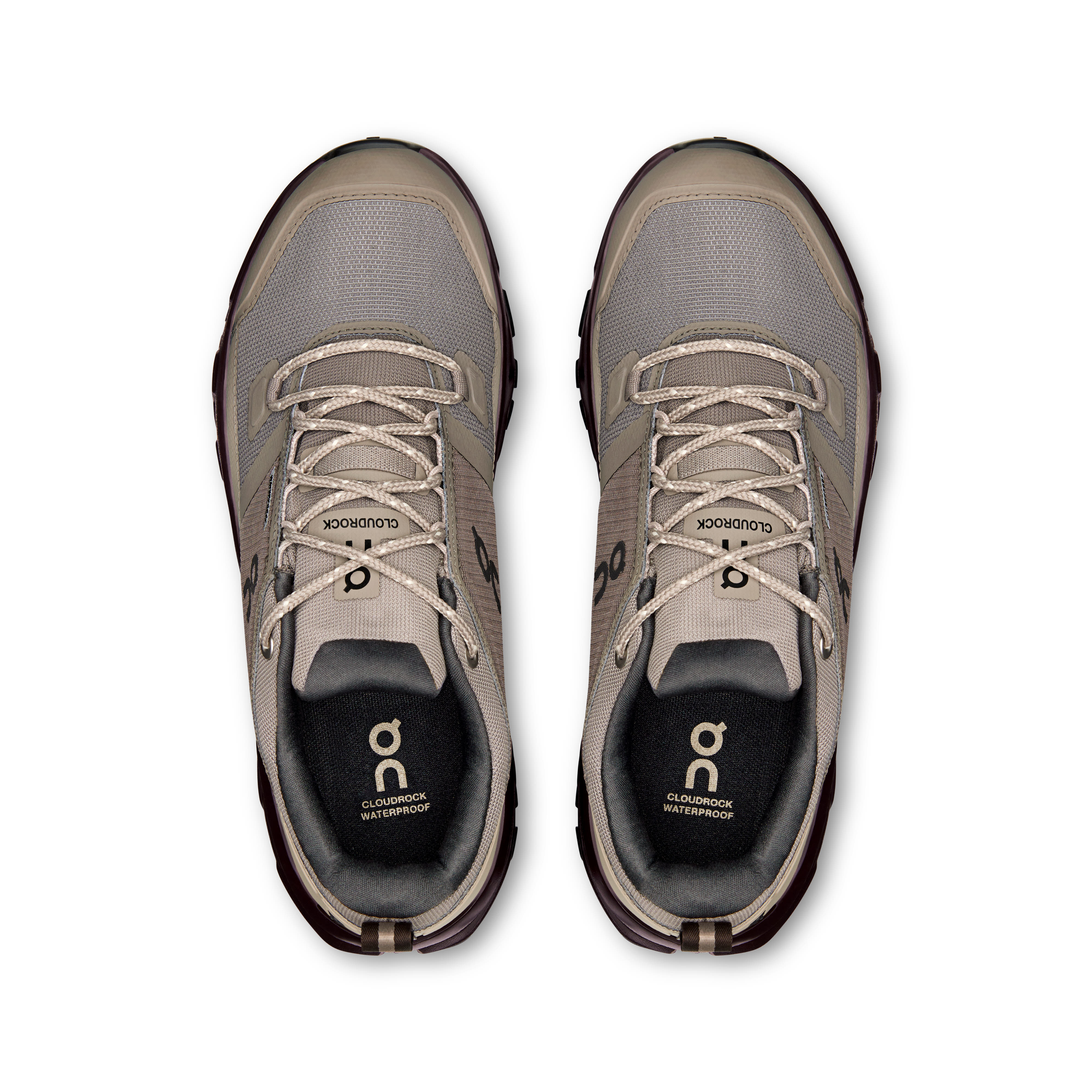 ON CLOUDROCK LOW WP Damen Wanderschuhe Trekkingschuhe Low cinder/ox