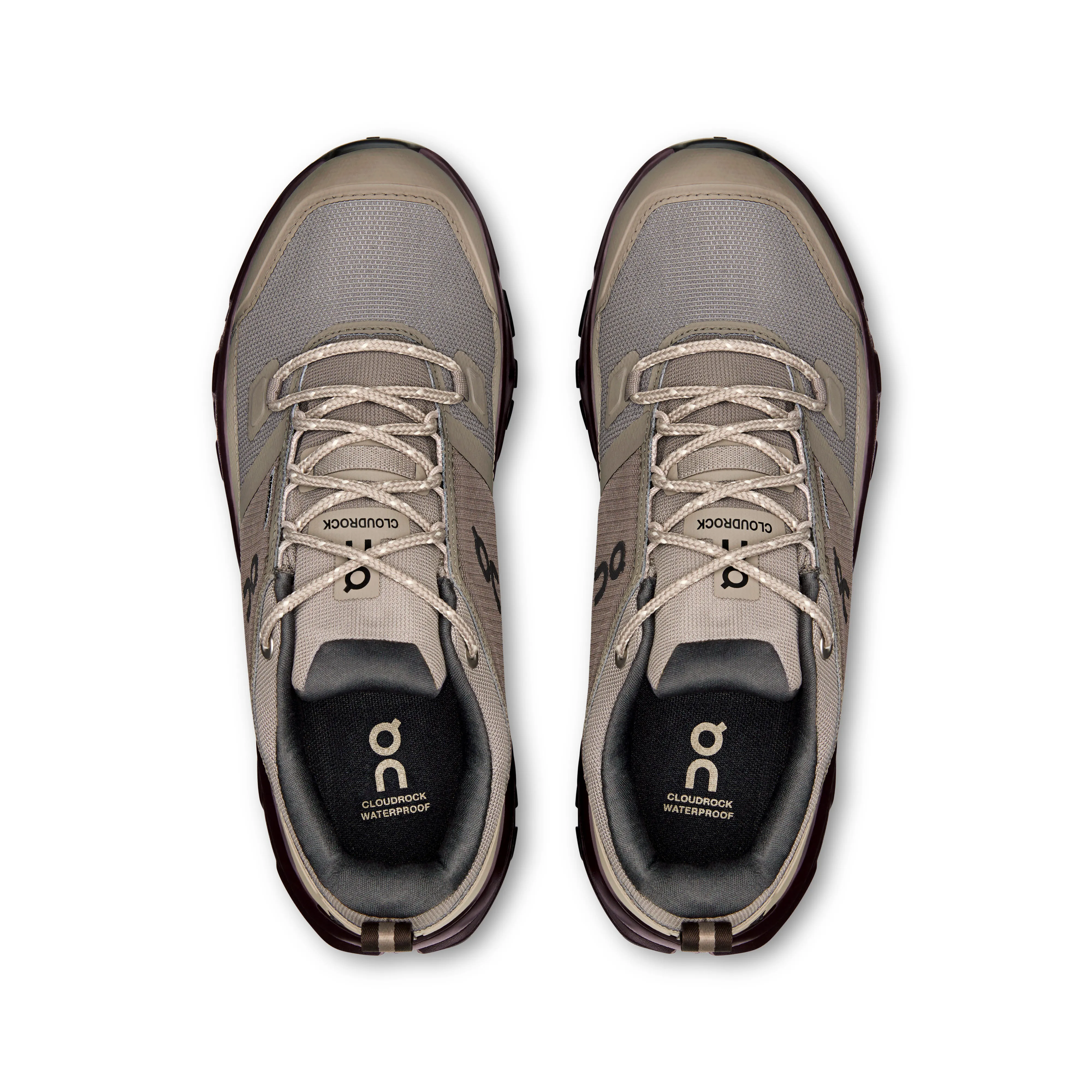 ON CLOUDROCK LOW WP Damen Wanderschuhe Trekkingschuhe Low cinder/ox