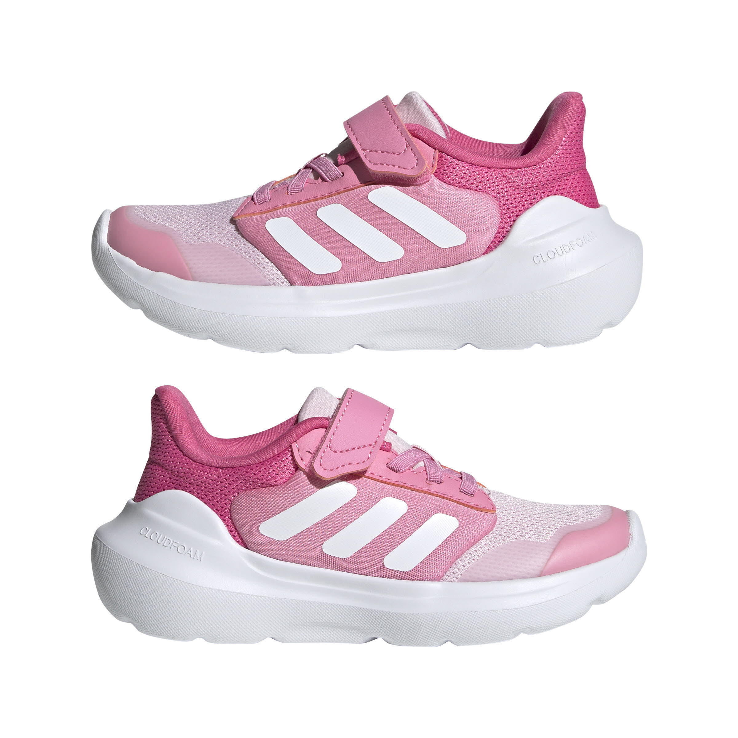 adidas Tensaur Run 3.0 EL C Mädchen Sneaker Freizeitschuhe pink/weiß
