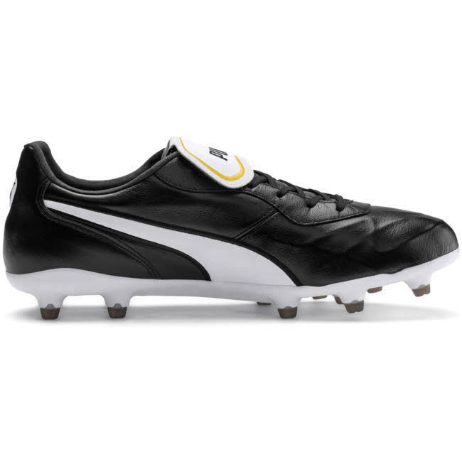 Puma King Top FG Herren Fußballschuh Schwarz Weiß
