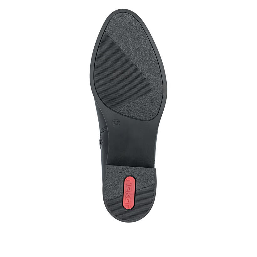 Rieker Stiefelette Slipper Freizeitschuh Damen schwarz