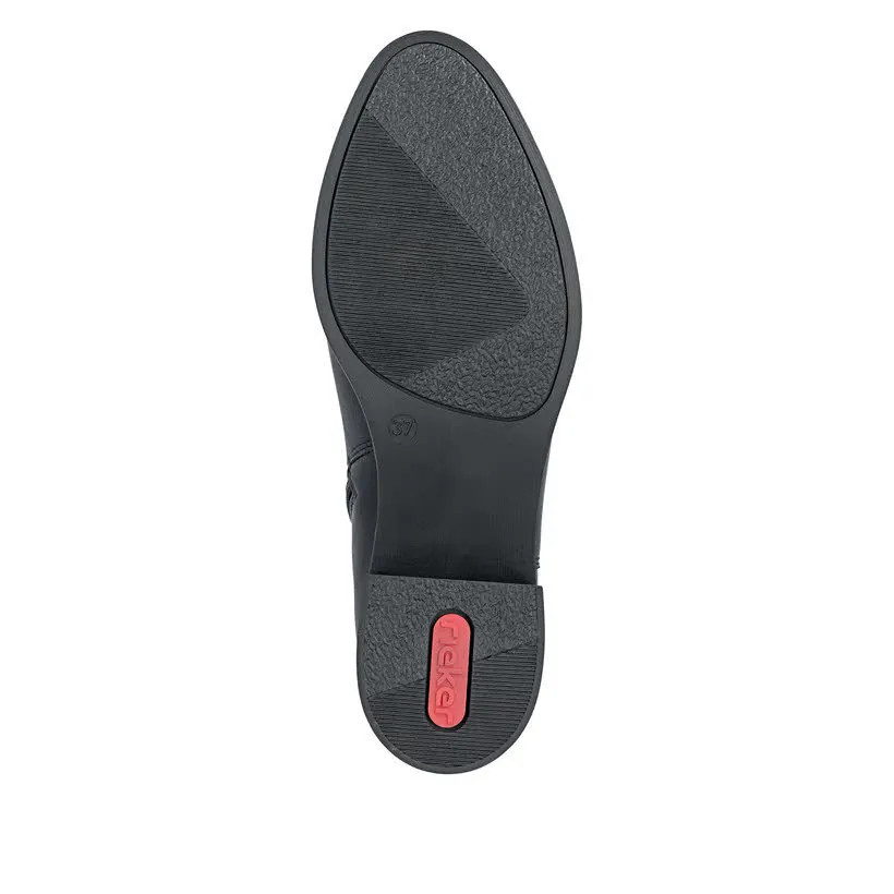 Rieker Stiefelette Slipper Freizeitschuh Damen schwarz